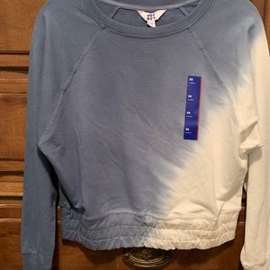 JoyLab Tie Dye Cropped Fit Pullover Sweatshirt